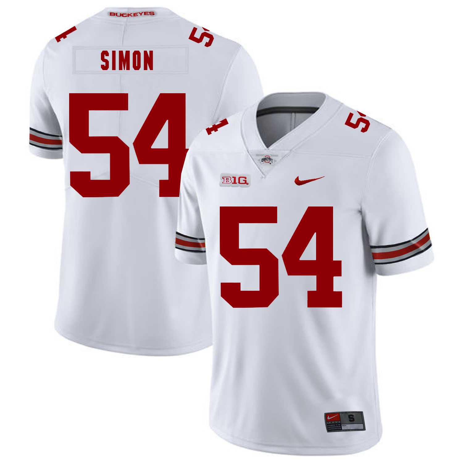 Ohio State Buckeyes 54 John Simon White Nike College Football Jersey Dzhi,We sell and wholesale Ohio State Buckeyes 54 John Simon White Nike College Football Jersey Dzhi on line form chian!